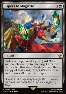 Magic mtg espers magicite - espers, to
